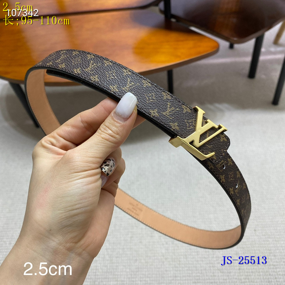 LV Belts 2.5 cm Width 036